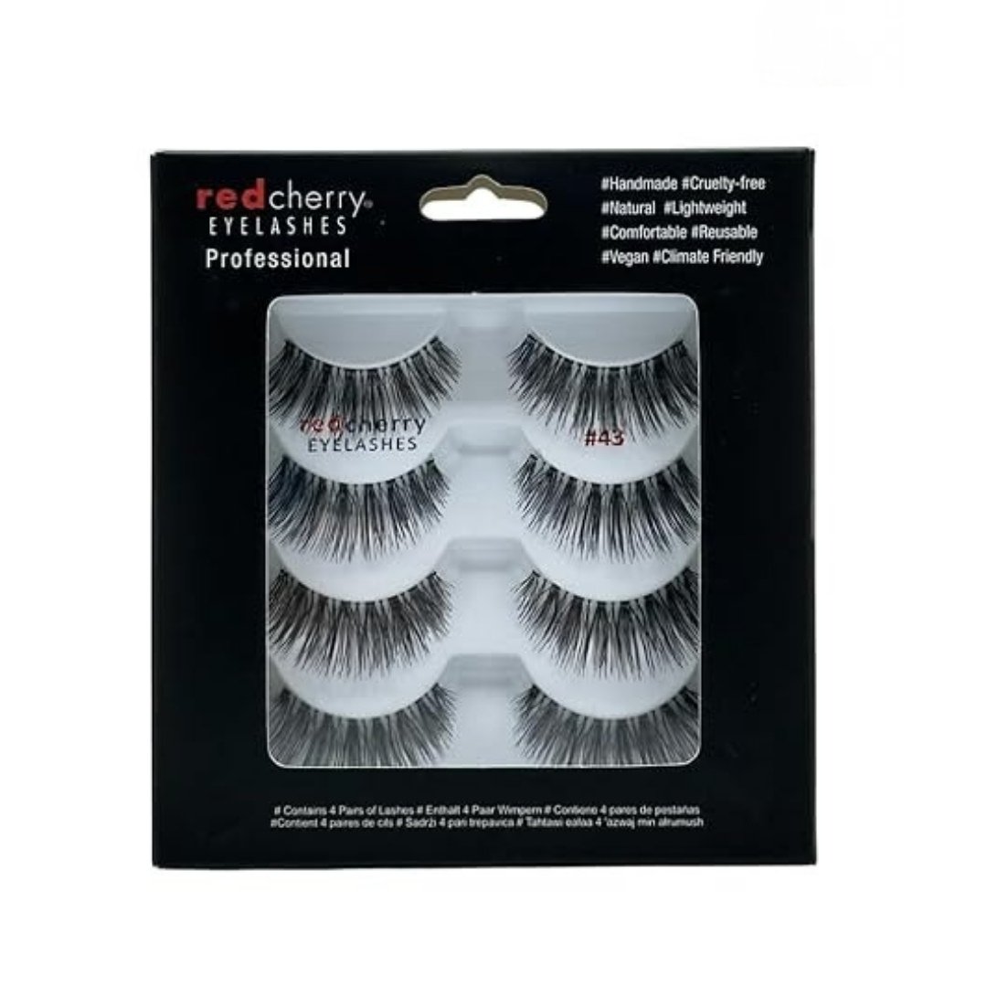 Red Cherry - Falsche Wimpern Nr. 43 Stevi - 4Pack