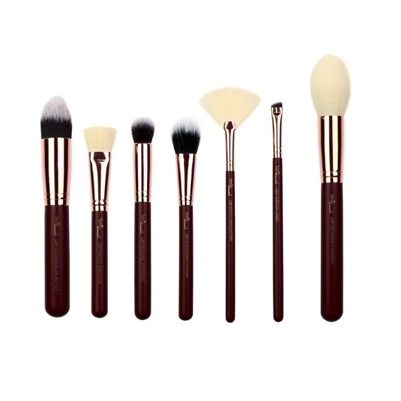 lenibrush - Kosmetikpinselset - Midnight Plum Sculpt & Glow Collection