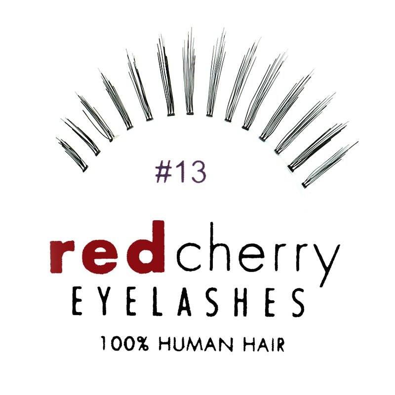 Red Cherry - Falsche Wimpern Nr. 13 Bones - Echthaar