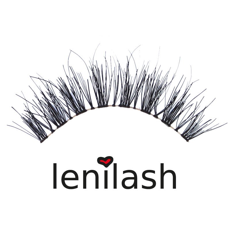 lenilash - Falsche Wimpern - Echthaar - 128