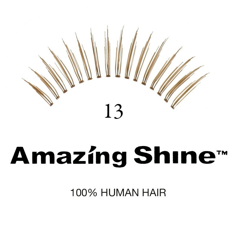 Amazing Shine - Falsche Wimpern - Wimpernbänder - Nr. 13 - Echthaar