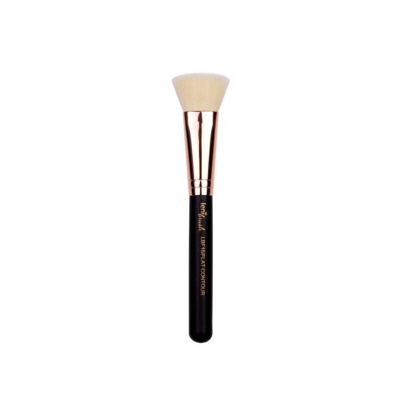 lenibrush - Kosmetikpinsel - Flat Contour Brush - LBF16 - Matte Black Edition