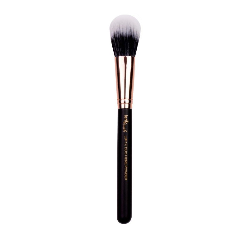 lenibrush - Kosmetikpinsel - Duo Fibre Powder Brush - LBF17 - Matte Black Edition