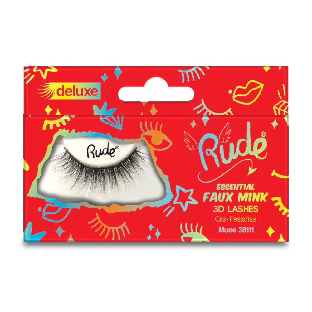 RUDE Cosmetics - 3D Wimpern - Essential Faux Mink Deluxe 3D Lashes - Muse